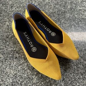Rothy’s The Point Flats in Yellow